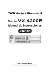 Verterx Standard VX-4200E Serie Manual De Instrucciones