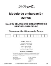 Sea Ray 225WE Manual Del Usuario