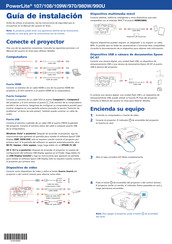 Epson PowerLite 980W Guia De Instalacion