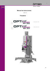 OPTIMO Optimill MH 35G Manual De Instrucciones