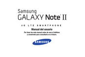 Samsung GALAXY Note II Manual Del Usuario