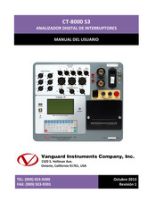 Vanguard Instruments Company CT-8000 S3 Manual Del Usuario