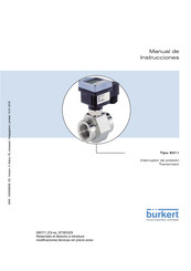 Burkert 8400 Manual De Instrucciones