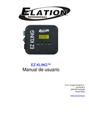 Elation Professional EZ KLING Manual De Usuario