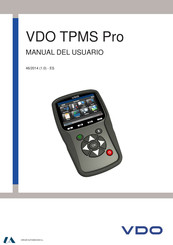 VDO TPMS Pro Manual Del Usuario