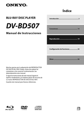 Onkyo DV-BD507 Manual De Instrucciones