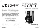 Mr Coffee SJ Serie Manual Del Usuario