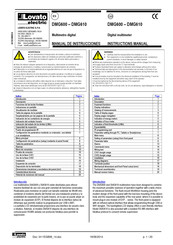 LOVATO ELECTRIC DMG600 Manual De Instrucciones