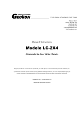 Geokon LC-2X4 Manual De Instrucciones