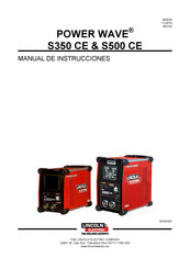 Lincoln Electric POWER WAVE S500 CE Manual De Instrucciones