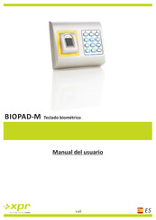 VISUAL PLUS xpr BIOPAD-M Manual Del Usuario