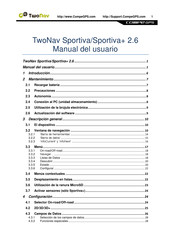 CompeGPS TwoNav Sportiva Manual Del Usuario