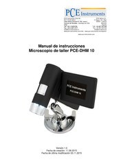 PCE Instruments PCE-DHM 10 Manual De Instrucciones