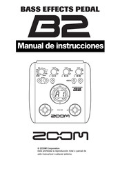 Zoom B2 Manual De Instrucciones