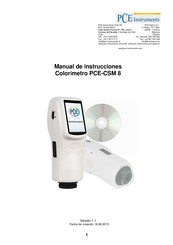 PCE Instruments PCE-CSM 8 Manual De Instrucciones