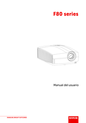 Barco F80-Ultra Manual Del Usuario