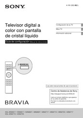 Sony Bravia KDL-46NX807 Manual De Instrucciones