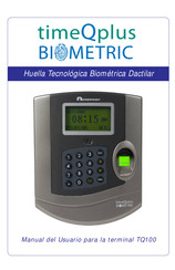 Acroprint timeQplus Biometric TQ100 Manual Del Usuario