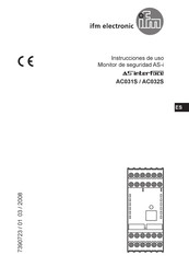 IFM Electronic ASinterforce AC031S Instrucciones De Uso