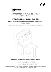 norbar PRO-TEST 40 Manual De Instrucciones