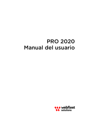 Webfleet PRO 2020 Manual Del Usuario