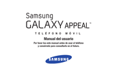 Samsung Galaxy APPEAL Manual Del Usuario