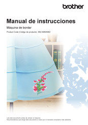 Brother 882-W82 Manual De Instrucciones