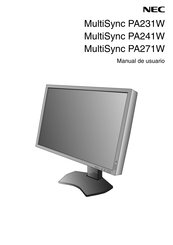 NEC MultiSync PA241W Manual De Usuario