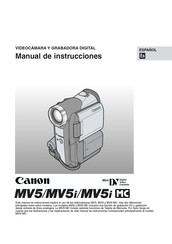 Canon MV5i MC Manual De Instrucciones