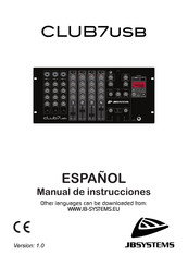 JB Systems CLUB7USB Manual Del Usuario