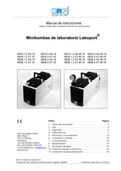 KNF LAB N816.3 KT.45.18 Manual De Instrucciones