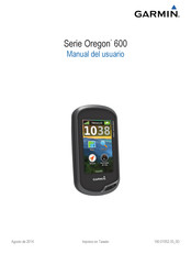 Garmin Oregon 600 Serie Manual Del Usuario