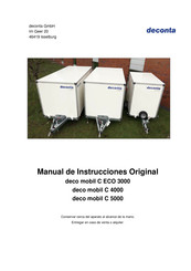 deconta deco mobil C 5000 Manual De Instrucciones