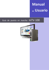 Weintek mTV-100 Manual Del Usuario