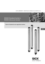 SICK M4000 Standard Curtain Instrucciones De Servicio