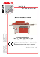 HOLZMANN MASCHINEN KAM115EP Manual De Instrucciones