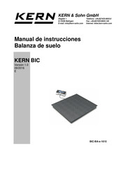 KERN BIC Serie Manual De Instrucciones