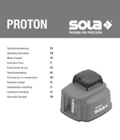 Sola PROTON H Instrucciones De Uso