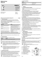 Festo CPX-E-EP Instrucciones De Uso