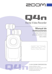 Zoom Q4n Manual De Instrucciones