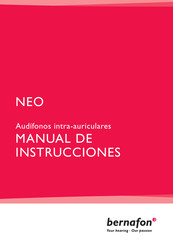 Bernafon Neo 301 Manual De Instrucciones