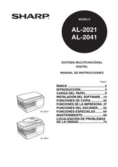 Sharp AL-2041 Manuales | ManualsLib