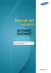 Samsung S32D850T Manual Del Usuario