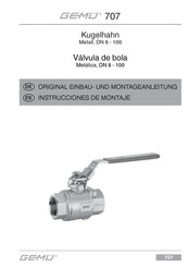 GEMÜ 707 Instrucciones De Montaje