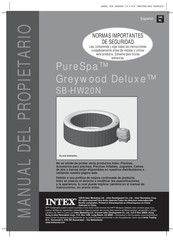 Intex PureSpa Greywood Deluxe SB-HW20N Manual Del Propietário