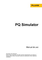 Fluke PQ Simulator Manual De Uso