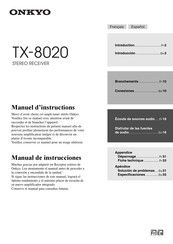 Onkyo TX-8020 Manual De Instrucciones