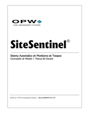 OPW Petro Vend SiteSentinel Manual Del Usuario