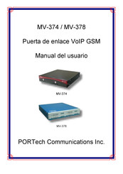 PORTech Communications MV-374 Manual Del Usuario