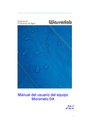 Wasserlab Micromatic DA Manual Del Usuario